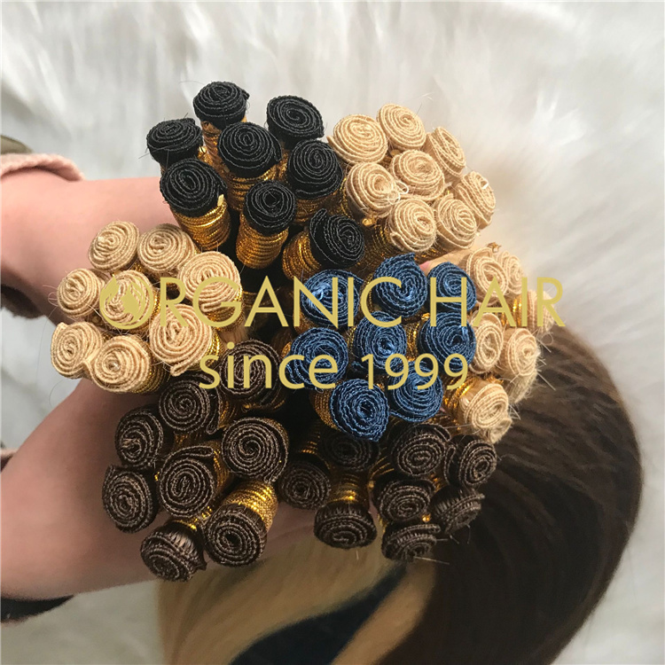 Reliable supplier of high quality hand tied weft hair in China.-M1